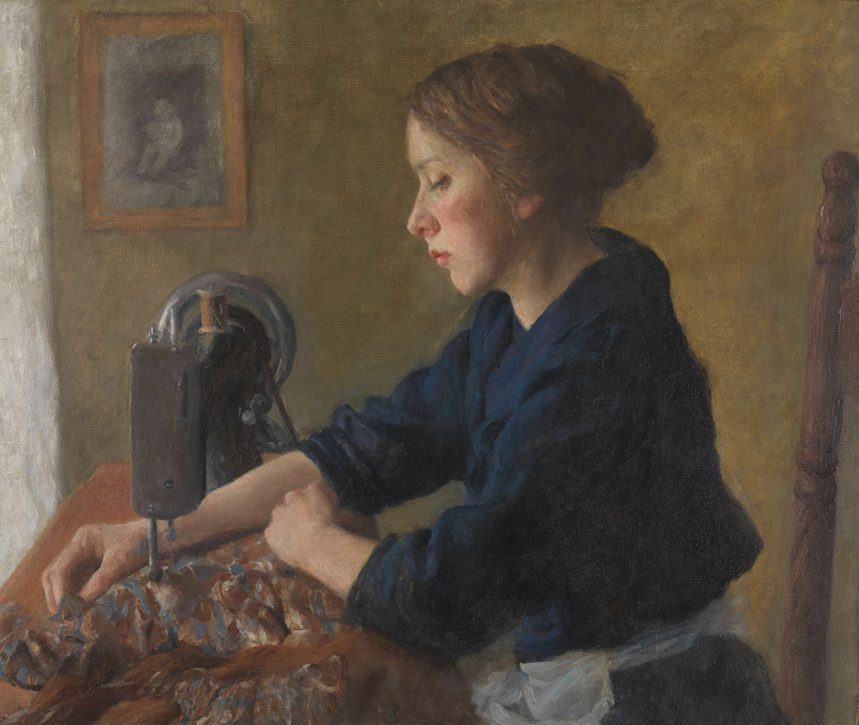 The Girl at the Sewing Machine