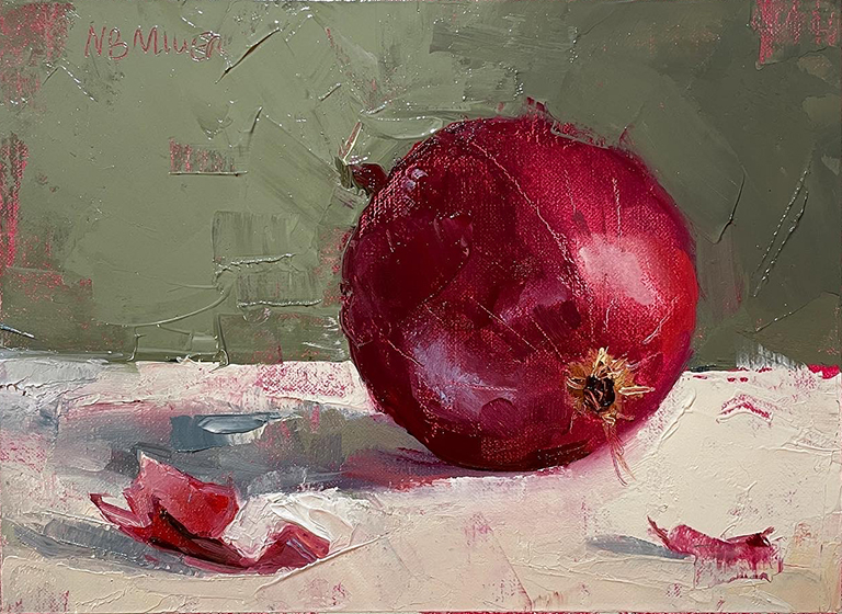 Nancy Bea Miller's painting Red Onion