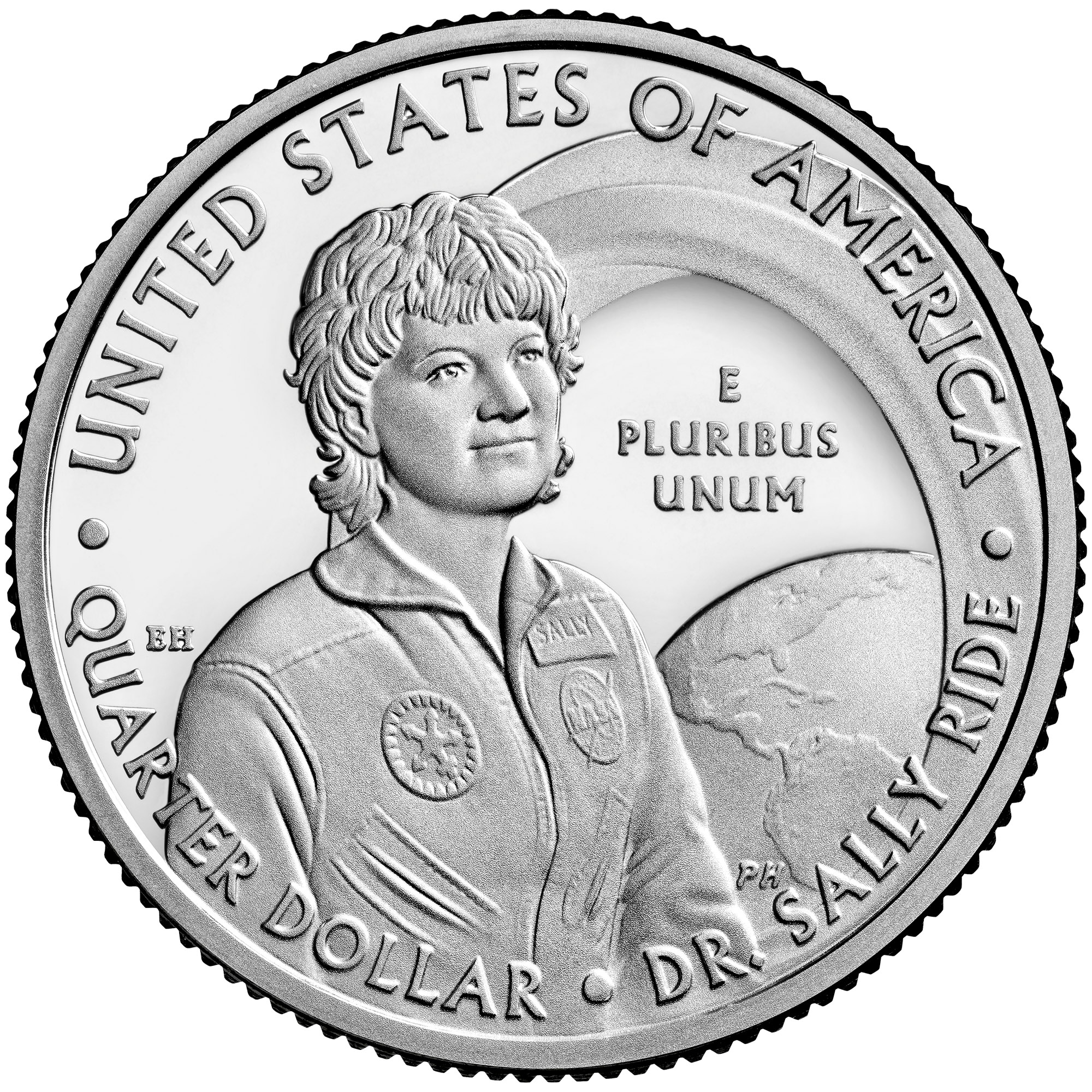 Sally Ride Quarter Drawing