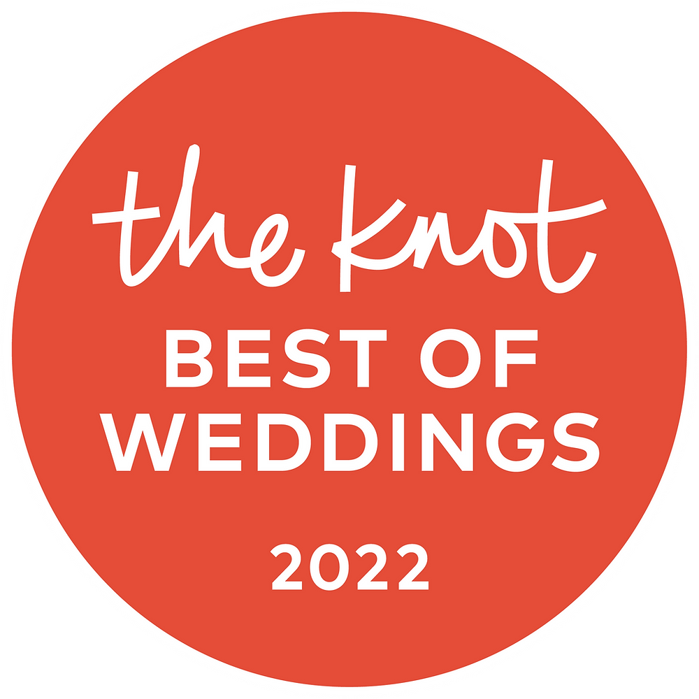theknot.com best weddings of 2022 badge