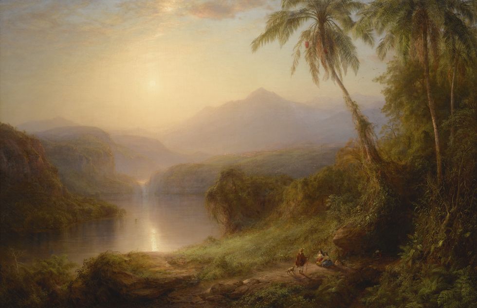 Frederic Edwin Church, "Valley of Santa Isabel, New Granada" (1875)