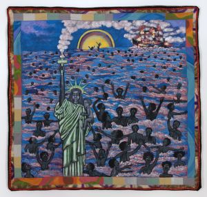 We Came to America, from the series; "The American Collection" Faith Ringgold, 1997