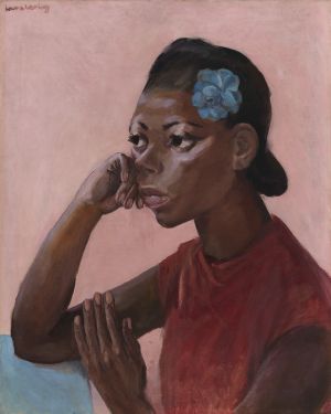 Laura Wheeler Waring, The Study of a Student, c. 1940, Gift of Dr. Constance E. Clayton in loving memory of her mother Mrs. Williabell Clayton, 2019.3.69 