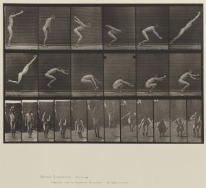 Animal Locomotion, Volume V, Men (Pelvis Cloth). Plate 163 Eadweard Muybridge, 1887