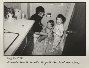 "Bathroom" May 23, 1978 Judy Gelles