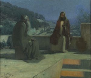 "Nicodemus" by Henry Ossawa Tanner, 1899