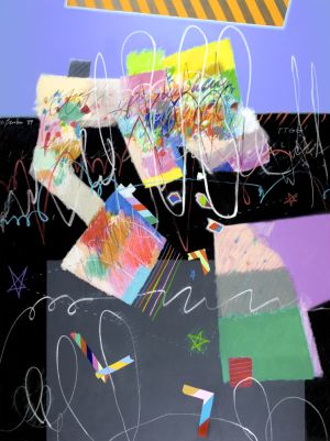 The Soul Is the Body of the Spirit, an abstract painting by Moe Brooker