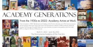 Collage of images from artists in the exhibition