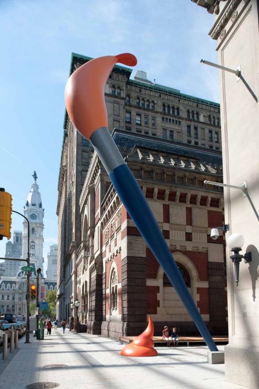 Claes Oldenburg, "Paint Torch" (2011) / Image: Pennsylvania Academy of the Fine Arts