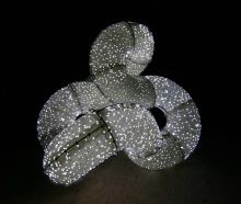 Jordan Griska, Ad Infinitum, 2008, fiberglass, conductive silver ink, LEDs, 10 x 11 x 11 ft.