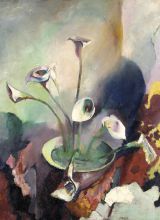 Arthur B. Carles, White Callas, 1925-27, Oil on canvas, 50 3/4 x 37 3/4 in., Gift of Harry G. Sundheim, Jr., 1958.25.1