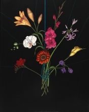 Maria Tomasula, Bouquet, 2000, oil on linen, 48 x 36 in, Art by Women Collection, Gift of Linda Lee Alter, 2011.1.96