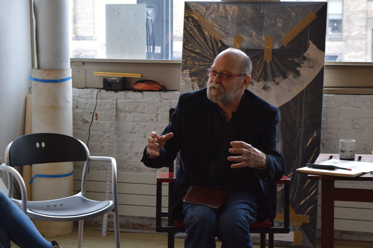 Sculpture professor Rob Roesch.