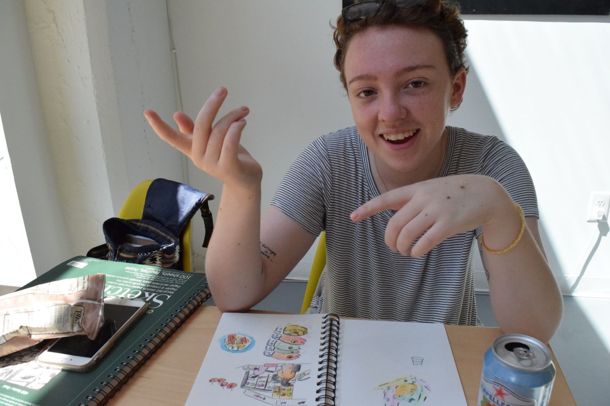 Andy Fecile (BFA '21).