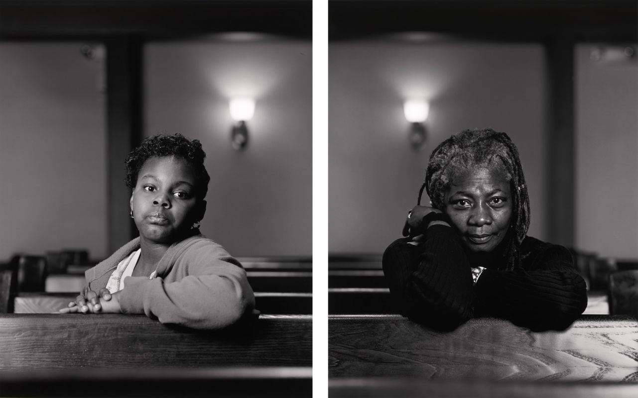 Dawoud Bey, "Mathes Manafee and Cassandra Griffin (from The Birmingham project)" (2012/2014)