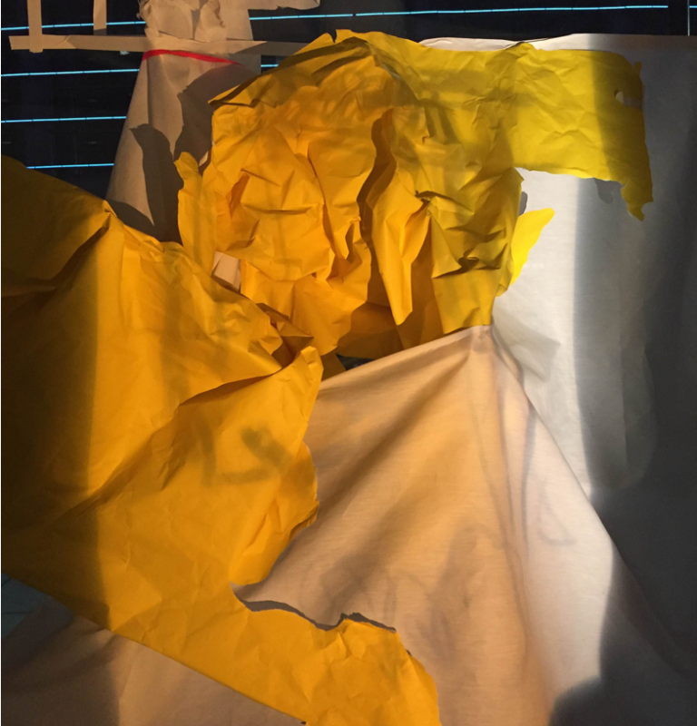 A close up shot of an artwork at the Broad Street Studio