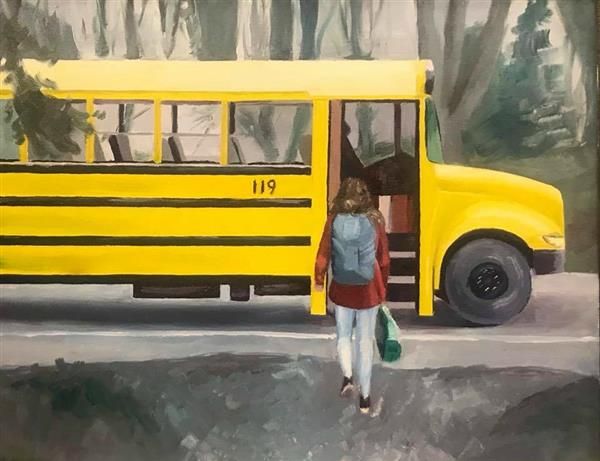 Grace Mox, "School Bus"