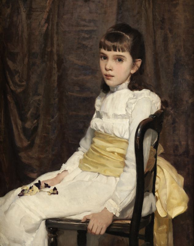 Cecilia Beaux, "Little Girl" (1887)