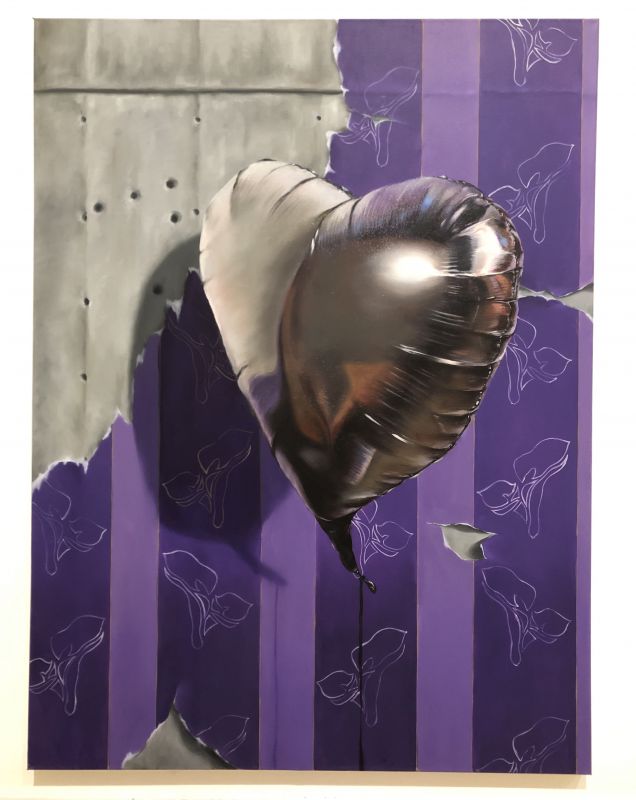 A painting by Collin Cousart (BFA '18).