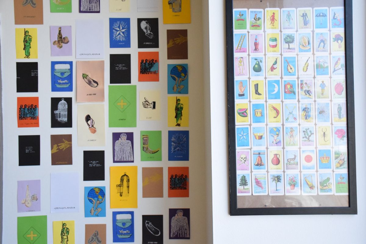 Jessica Aquino (MFA ’19) “Ma, Jugamos Loteria?” (2019).