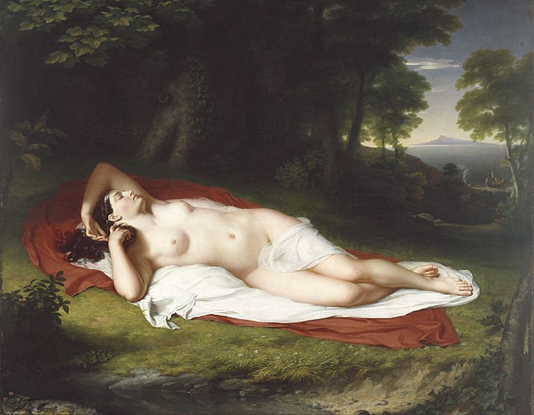 John Vanderlyn, "Ariadne Asleep on the Island of Naxos" (1809-14)