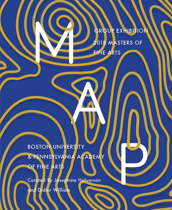 Exhibition poster for MAP at 1969 Gallery in NYC.