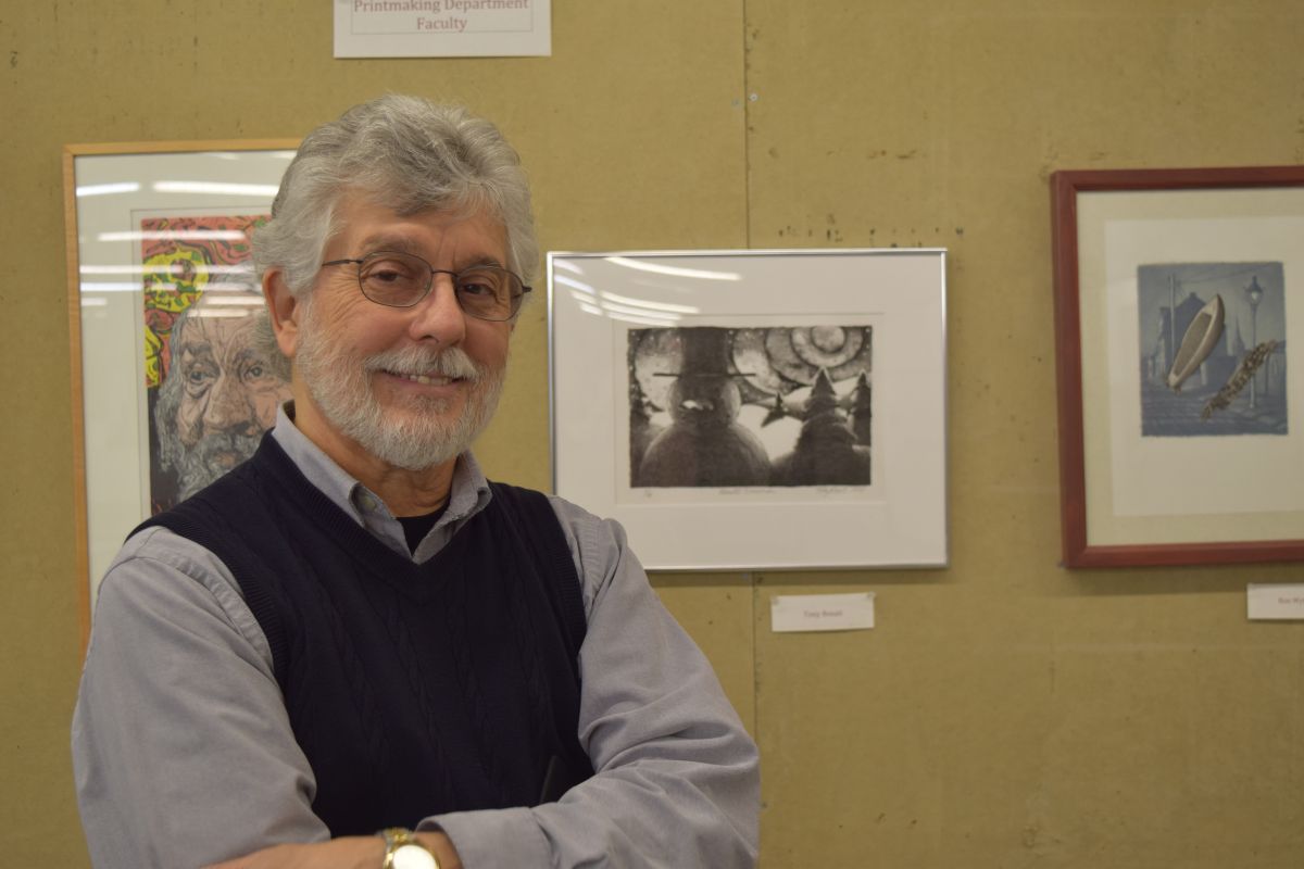 PAFA Printmaking Department Chair Tony Rosati