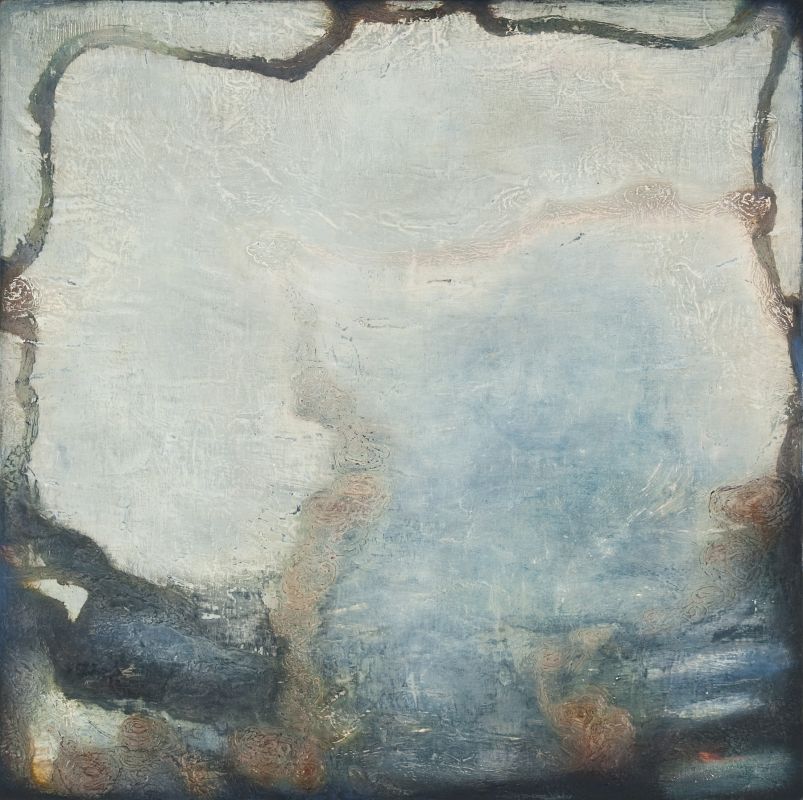 Poet’s Garden, oil on linen, 40 x 40 in, 2011