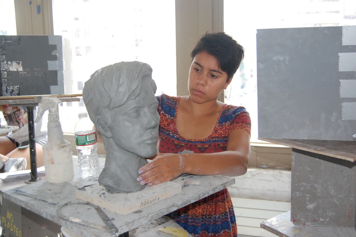 Sculpting portrait