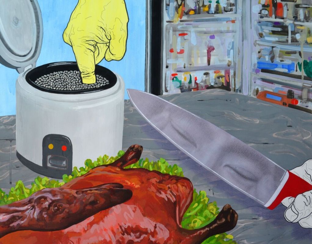 A Cut Above painting by Yikui Coy Gu