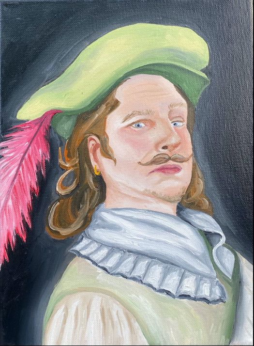 Portrait of dad in Renaissance costume