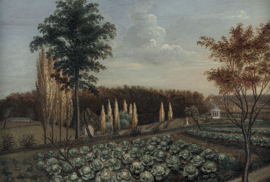 Cabbage Patch, The Gardens of Belfield, Pennsylvania by Charles Willson Peale