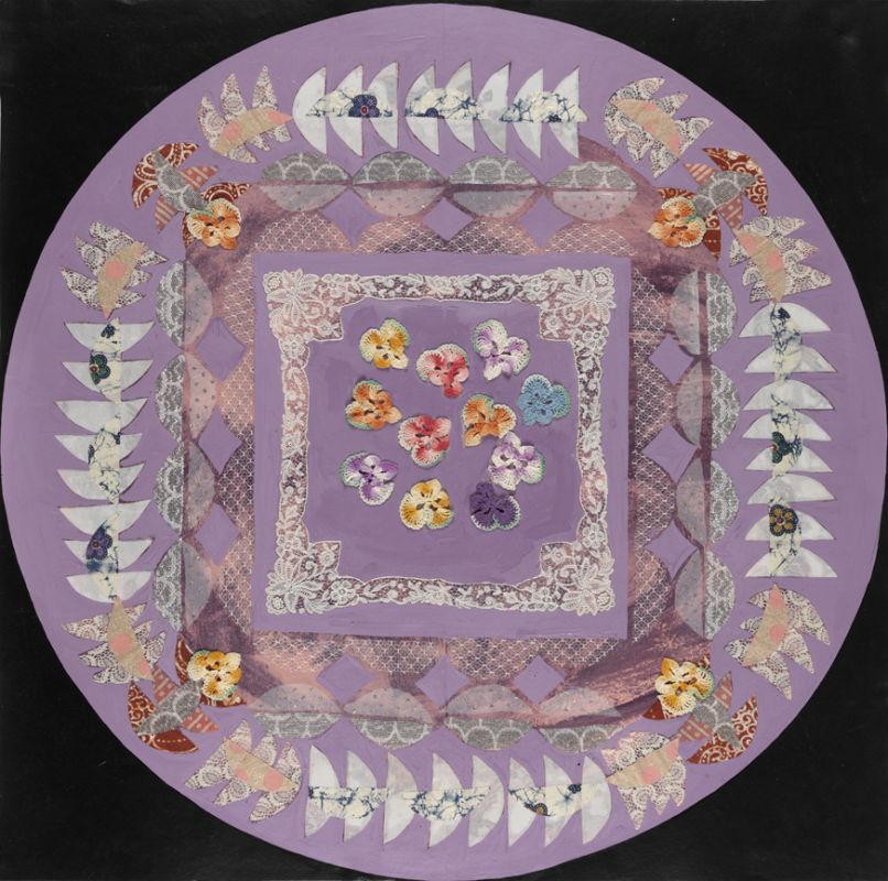 Handkerchief Garden by Miriam Schapiro