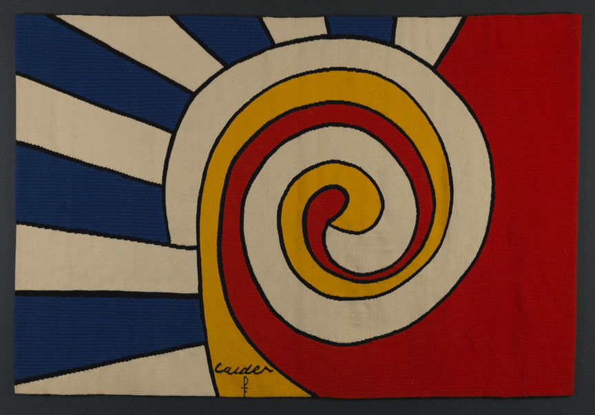 Featured Image: Alexander Calder, Trois spirales (Three Spirals), 1975. Wool tapestry, 40½ × 59 in. (102.9 × 149.9 cm). Gift of Mr. and Mrs. Philip Berman. 1976.12.2. © Calder Foundation, New York / Artists Rights Society (ARS), New York.