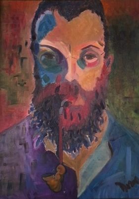 Dona Duncan, oil portrait