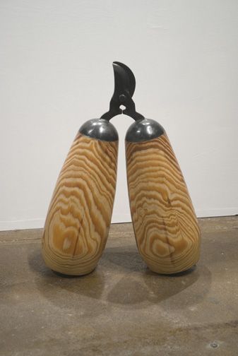 Lopping Shears, wood, forged steel, 2010