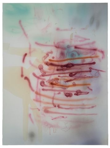 Sherif Habashi, Untitled, 2016, oil on paper, 29 x 22 in