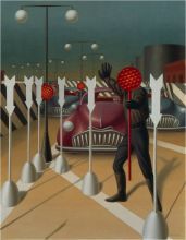 George Tooker's Highway | PAFA - Pennsylvania Academy of the Fine Arts