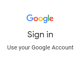 Google Log In Page