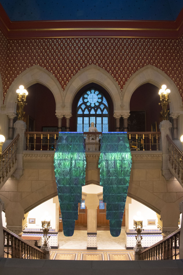 Image: Ashley Garner, Time Flies. Installation.