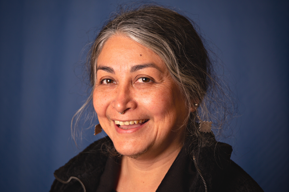 Portrait of Mabel Negrete smiling