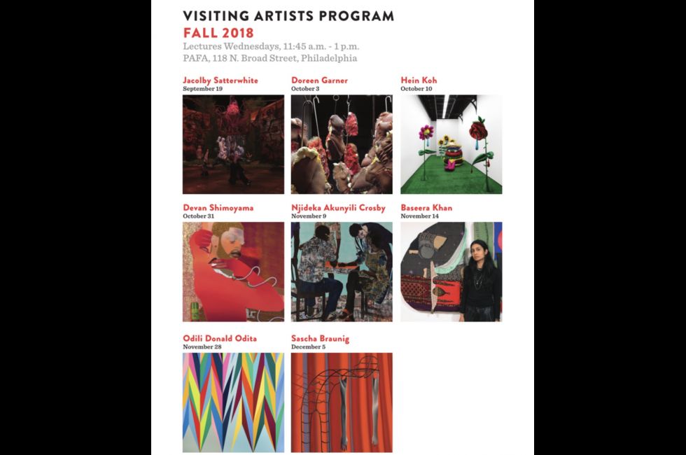 Visiting Artists Program Pennsylvania Academy of the Fine Arts (PAFA)
