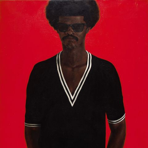 Barkley L. Hendricks, "J. S. B. III" (1968). PAFA permanent collection.