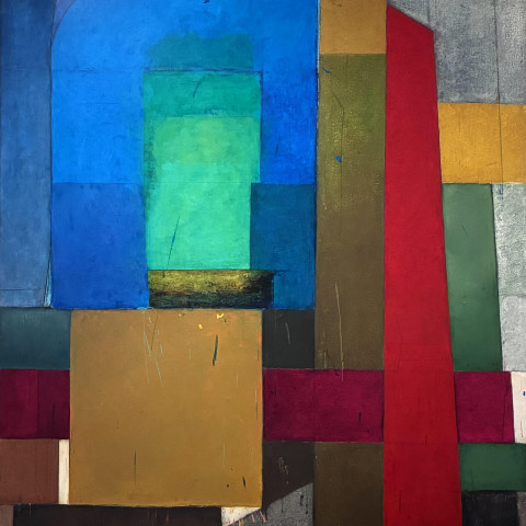 Brian Boutwell, Romanesque, oil on canvas