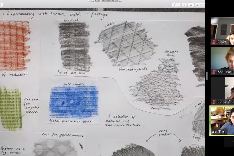 Artists Making Work over zoom