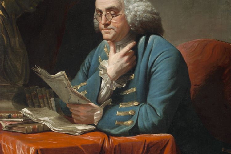 Benjamin Franklin, David Martin, 1767