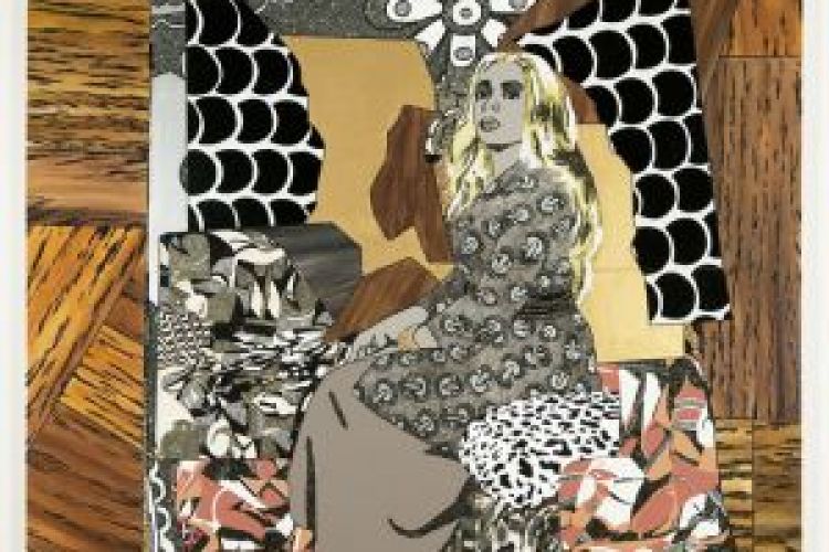 Din Avec la Main Dans le Miroir, Mickalene Thomas, 2008