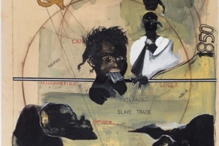 Arjan Martins (born 1960), Atlantico, 2016, Pinacoteca Sao Paulo, 195 x 155 cm