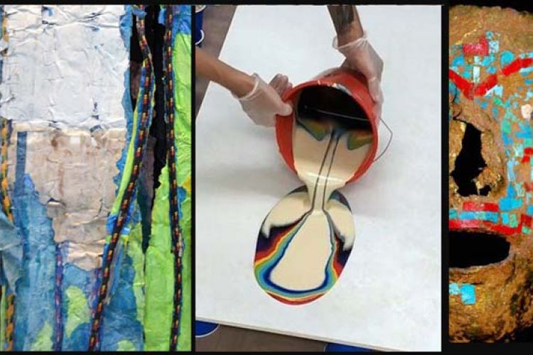 Different approaches to acrylic painting