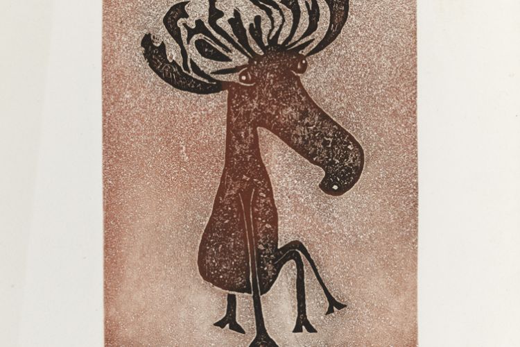 Lou Laurin-Lam Reindeer print